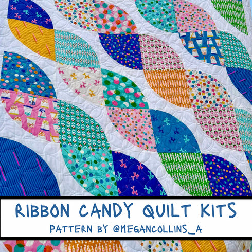 Ribbon Candy Quilt Kit featuring Eye Candy by Ruby Star Society